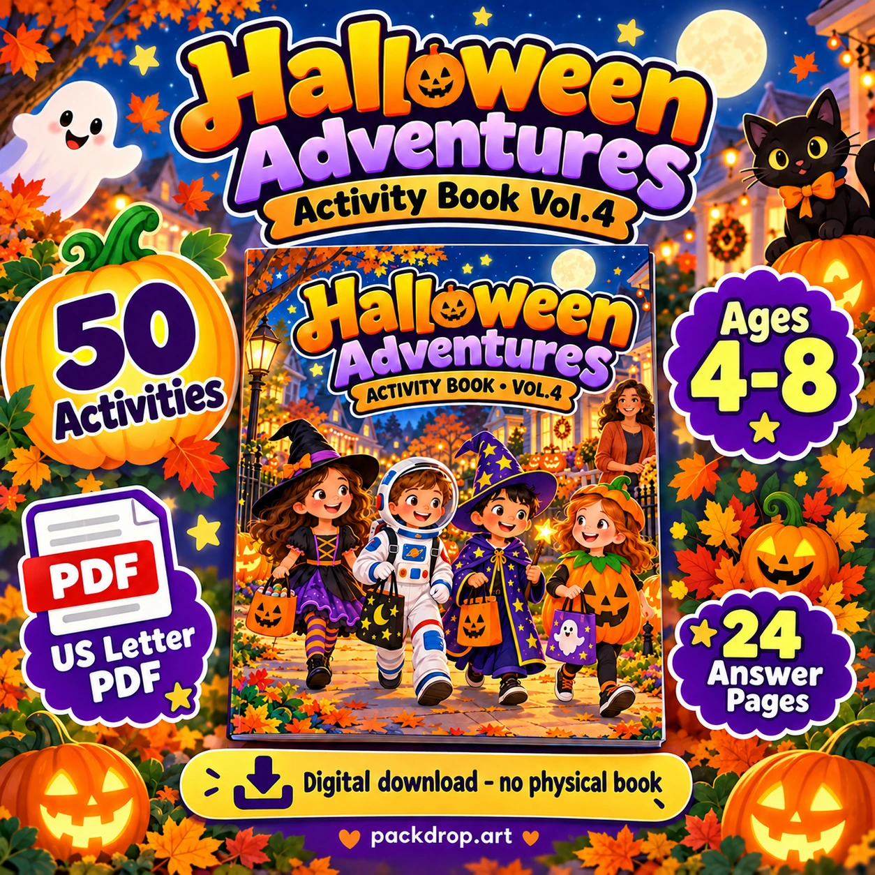 Halloween Adventures - Activity Book Vol.4 — Collection cover