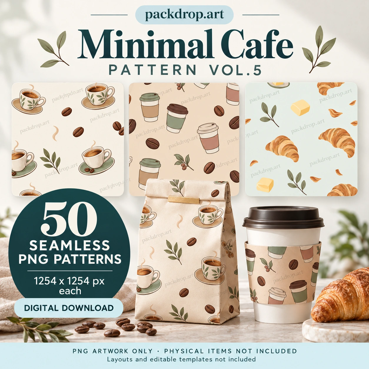 Minimal Cafe — Pattern Vol. 5 — Minimal Cafe digital-paper cover