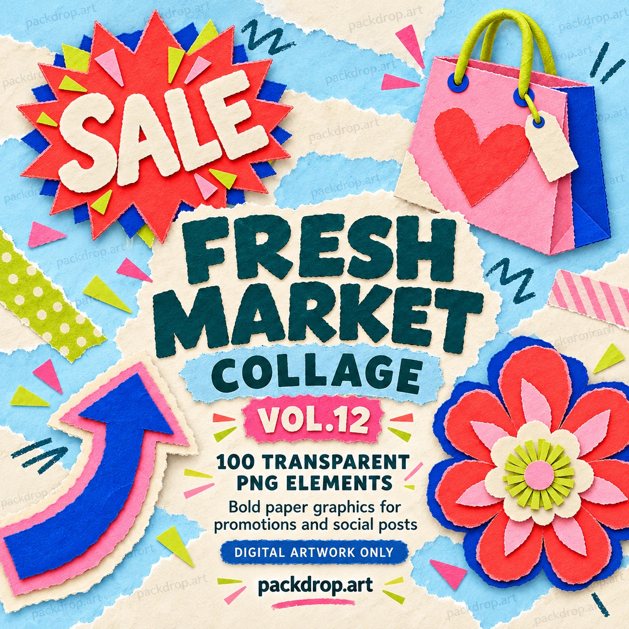 Fresh Market Collage — Vol. 12 — Fresh Market Collage collection cover