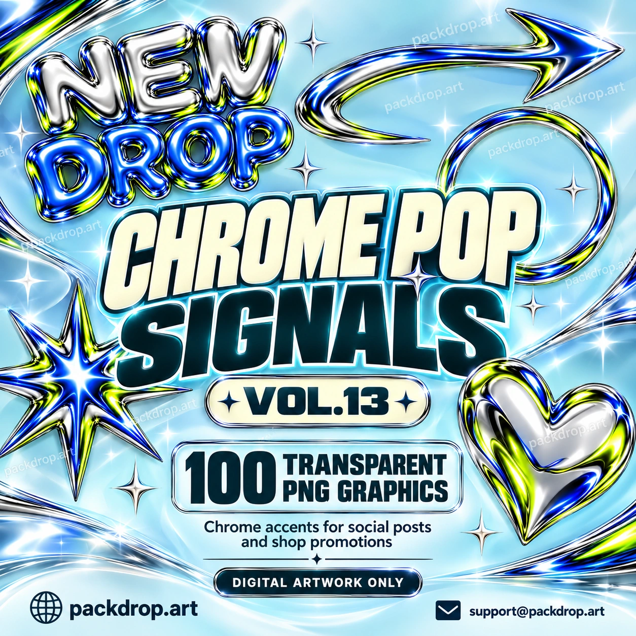 Chrome Pop Signals — Vol. 13 — Chrome Pop Signals collection cover