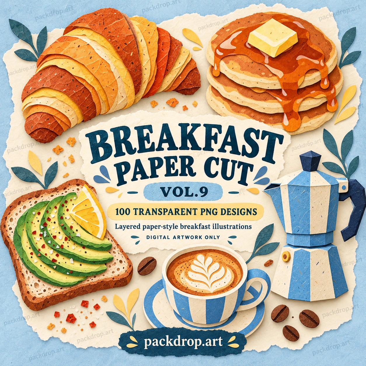 Breakfast Paper Cut — Vol. 9 — Breakfast Paper Cut collection cover